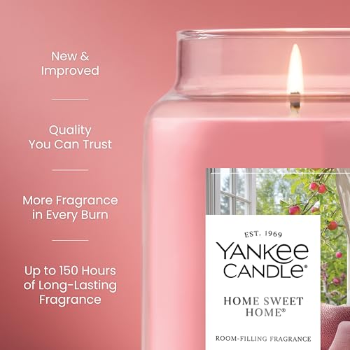 Yankee Candle Home Sweet Home Scented Candle, 22oz Large Jar, Up to 150 Hour Burn Time, Giftable - Image 4