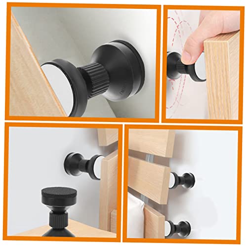 Ciieeo 12 Peças Suporte Protetor De Parede Altura Ajustável Rolha De Parede Dispositivo Anti-Ruído R