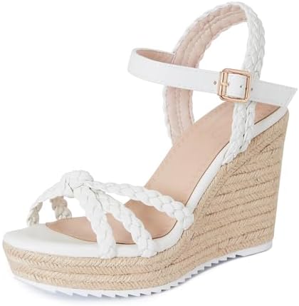 mikarka Womens Wedge Sandals Comfortable: Dressy Platform Espadrille Wedges