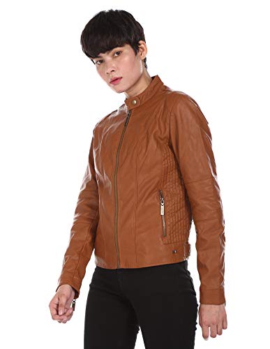 Image of U.S. Polo Assn. Polyester Women Long Sleeve Solid Hood Standard Length Quilted Jacket