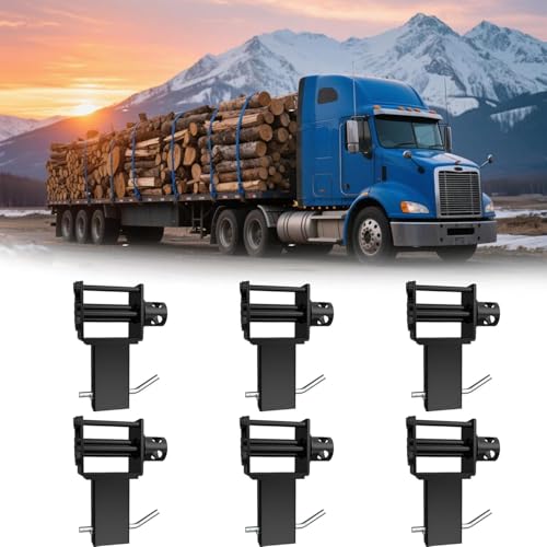 Trailer Stake Pocket Winch, Stake Pocket Winch with 4 Cotter Pin Holes for Trailers, Flatbeds & Trucks, 16200 LBS Utility Capacity 6 Pack