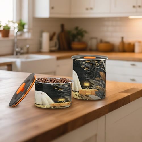 Envase para café decorativo de 500 ml con tapa miniatura 6