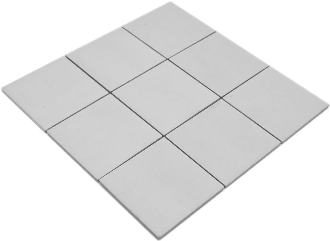 Azulejos de mosaico de cerámica antideslizantes R10B, color blanco antiguo, antideslizante, suelo de ducha, cocina, baño