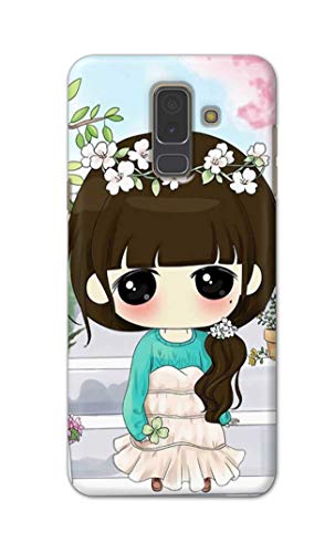 Image of PRINTFIDAA Cartoon Girl Printed Designer Hard Back Case Cover for Samsung Galaxy A6 Plus (2018) (6.0 inch) / Samsung J8 (2018), J810F / DS -(SF) MVN1009