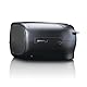 Lenco SCD-6000BK Tragbares Internetradio mit DAB+/FM, Bluetooth, CD-Player und 2,4-Zoll TFT-LCD-Farbdisplay, Dualband-WLAN, Stereo-Sound - schwarz