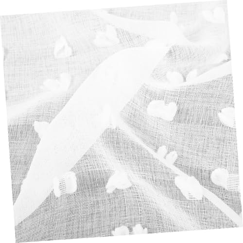 Cortina rústica transparente Cabilock con efecto visual suave para ventanas luminosas 4