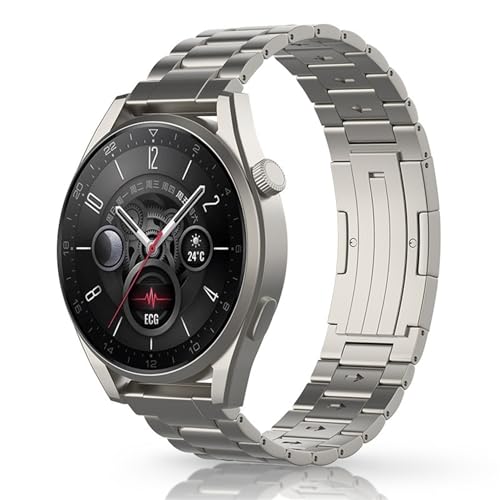 [JUSUTEK] 2025 �v�V ���y�ʃ`�^���������v�o���h �x���g 22mm���� �R���p�`�u�� HUAWEI Watch 3PRO/4/GT3/GT4(46MM)/GT5/GT5PRO(46MM)/UITImate �K�p,�����T�C�h�{�^�� �`�^�������X