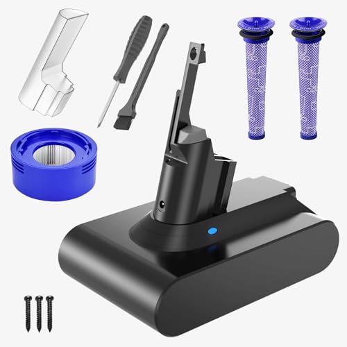 Image of V7 Battery Replacement, Extended Run 6000mAh Lithium-Ion Battery Compatible with SV11 V7 Animal /Motorhead /Trigger /HEPA /Car+Boat /Absolute Series Handheld Vacuum Cleaners