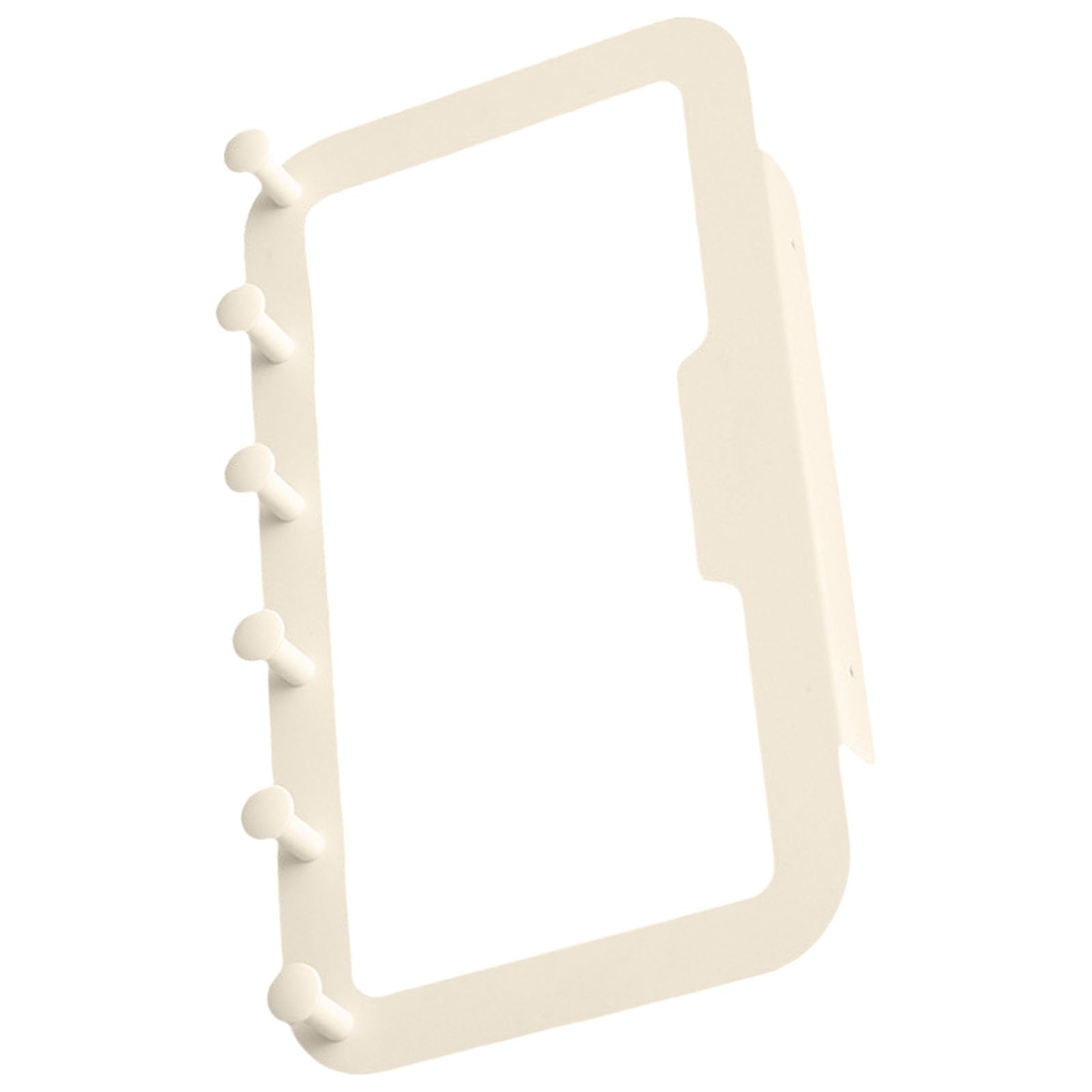 Elnwnnkc Space Saving Adhesive Door Hooks Without Marking Door Hooks Six Link Design Clothing Hangers for Easy Organization Clothes Towel Hat Hook