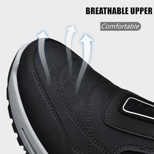 Daladder Orthopedic Walking Shoes,Men's Comfortable Waterproof Breathable Walking Shoes,Casual Slip On Hiking Shoes4