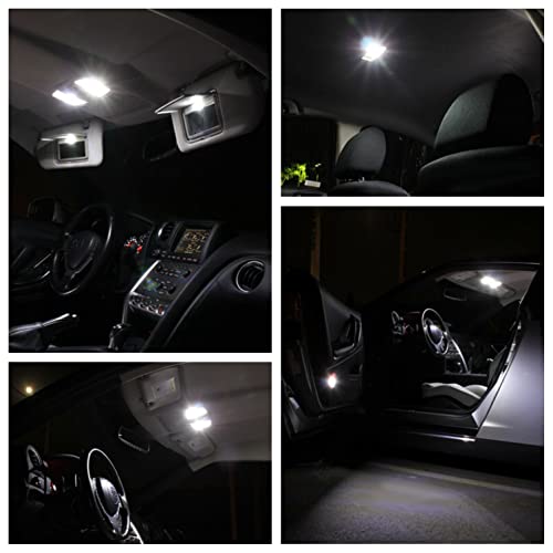 10 luces LED interiores blancas para Nissan Pathfinder R53 miniatura 4
