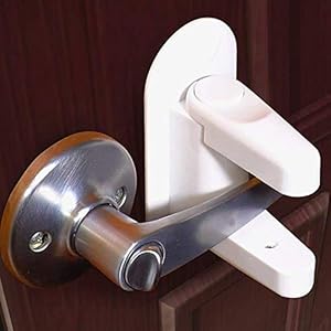Jolik Door Lever Lock (2 Pack) Child Proof Doors & Handles 3M VHB Adhesive – Child Safety