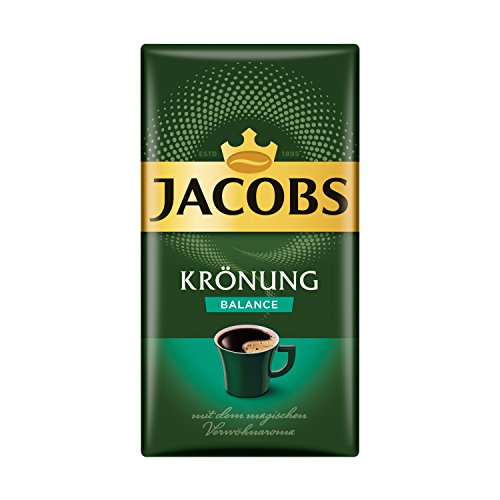 Jacobs Krönung Balance Molido, Café Tostado y Molido, Filtro de Café, Café, 500 g