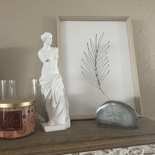 Estatua Venus de Milo de resina blanca 11.5 x 3.15 x 2.16 in miniatura 3