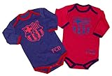 FC BARCELONA - Pack 2 Bodys FC Barcelona Manga Larga Color Azul - 24 Meses