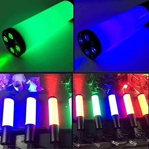 Pistolet LED Party - CO2 Kriogeniczny pistolet ręczny z efektem strumienia DJ do klubu nocnego, kolorowy wąż gazowy