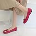 Hot Pink Ladies Work Shoes with Square Buckle Detail, Candy Color in EU Size 37