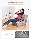 VEVOR Umwandelbares Bodensofa Schlafsofa, 5-Fach verstellbares klappbares gepolstertes Lazy-Sofa mit Verstellbarer Rückenlehne & Kissen, faltbares Sofa für Wohnzimmer und Schlafzimmer, grau