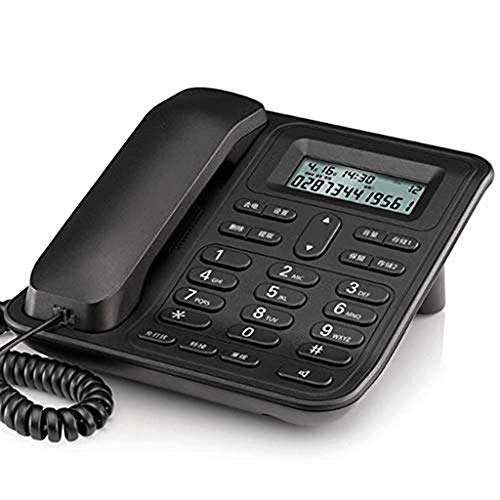 Téléphone rétro vintage fixe de bureau et maison filaire sans batterie HJMMWT