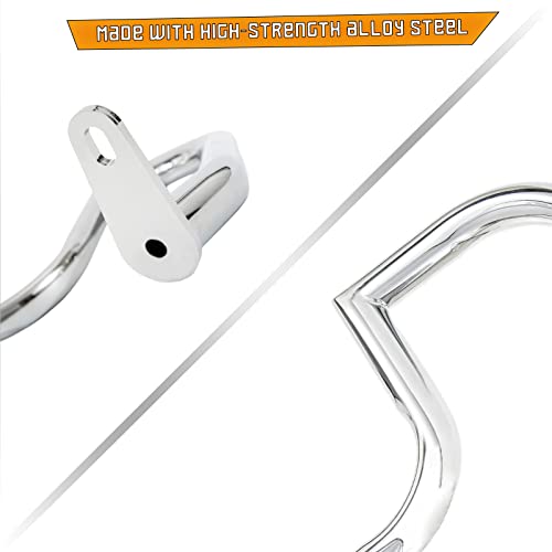 Kinglemc Crash Bar Engine Guard Highway Freeway Bar For Suzuki Vl800 Intruder Volusia 800 C50 M50 Boulevard 2005-2022 (Silver) #TOP3