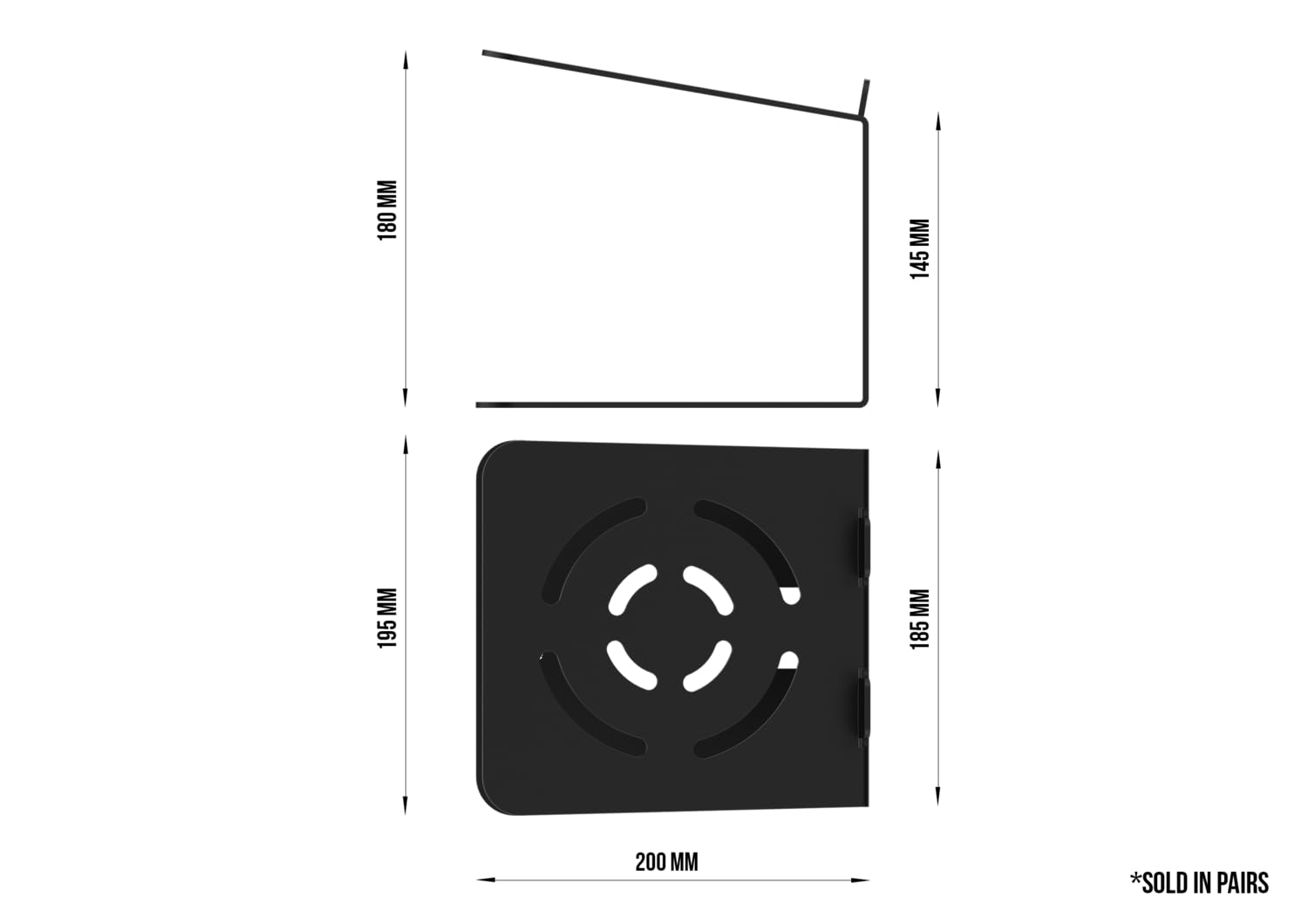 Audibax Neo STM 4B Soportes de Mesa para Monitor Estudio y Altavoz (Pareja)