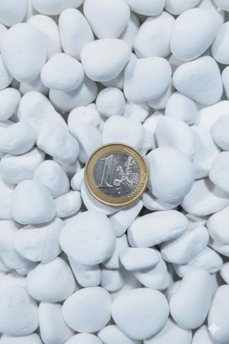 Piedra Canto Rodado Saco Blanco Especial (99%) (10 Kg, Tamaño: 10-20mm)