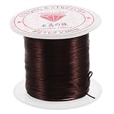 minkissy Stretchy Elastic Thread Cord for Hair Extensions Crystal String for DIY Bracelets Beaded Jewelry Making for Crafting and Hair Styling
