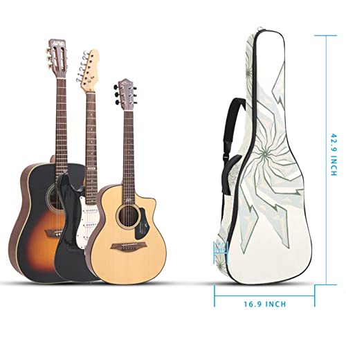 Étui de protection rembourré pour guitare acoustique classique Motif géométrique Multicolore, Multicolore 06, 42.9×16… - Les Beatles, Paul McCartney, John Lennon, RIngo Starr, George Harrison Étui de protection rembourré pour guitare acoustique classique Motif géométrique Multicolore, Multicolore 06, 42.9x16… – Image 6