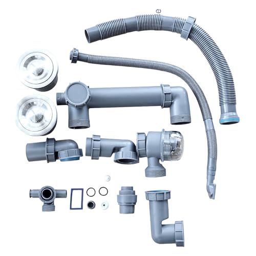 Double Sink Drain Kit is Suitable for Single Double Sinks