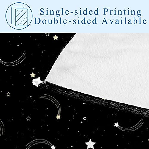 Couverture chaude galaxie double imprimé lit et canapé premium