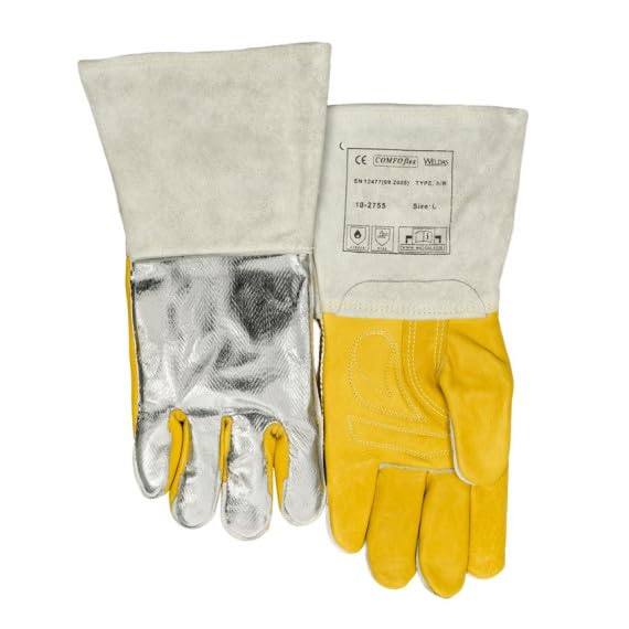 Weldas steersotuff® Reflectante guantes de soldadura de aluminio