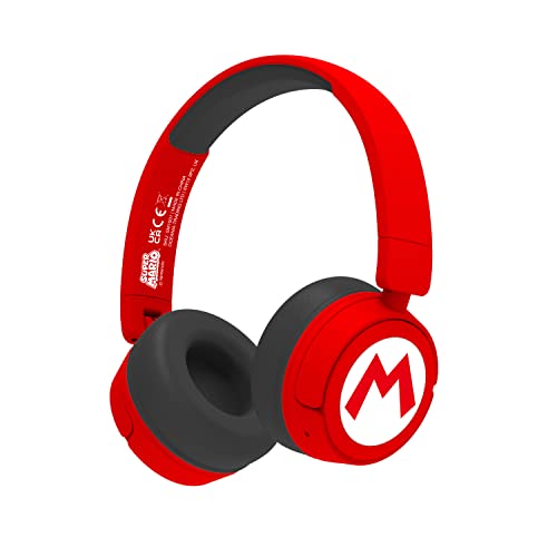 OTL-Technologies-SM1016-Super-Mario-Wireless-Kids-Headphones-Red