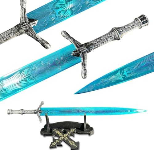 Handmade Moonlight Greatsword Set | Fantasy Replica Swords from Eldaen-Inspired Worlds | Stainless Steel Collectible for Cosplay & Display image 2