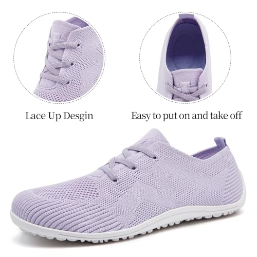 Womens Barefoot Shoes Walking Slip On Breathable Shoes Lightweight Comfort for Zero Drop Sneakers Outdoor Casual Tennis Fashion Shoe3