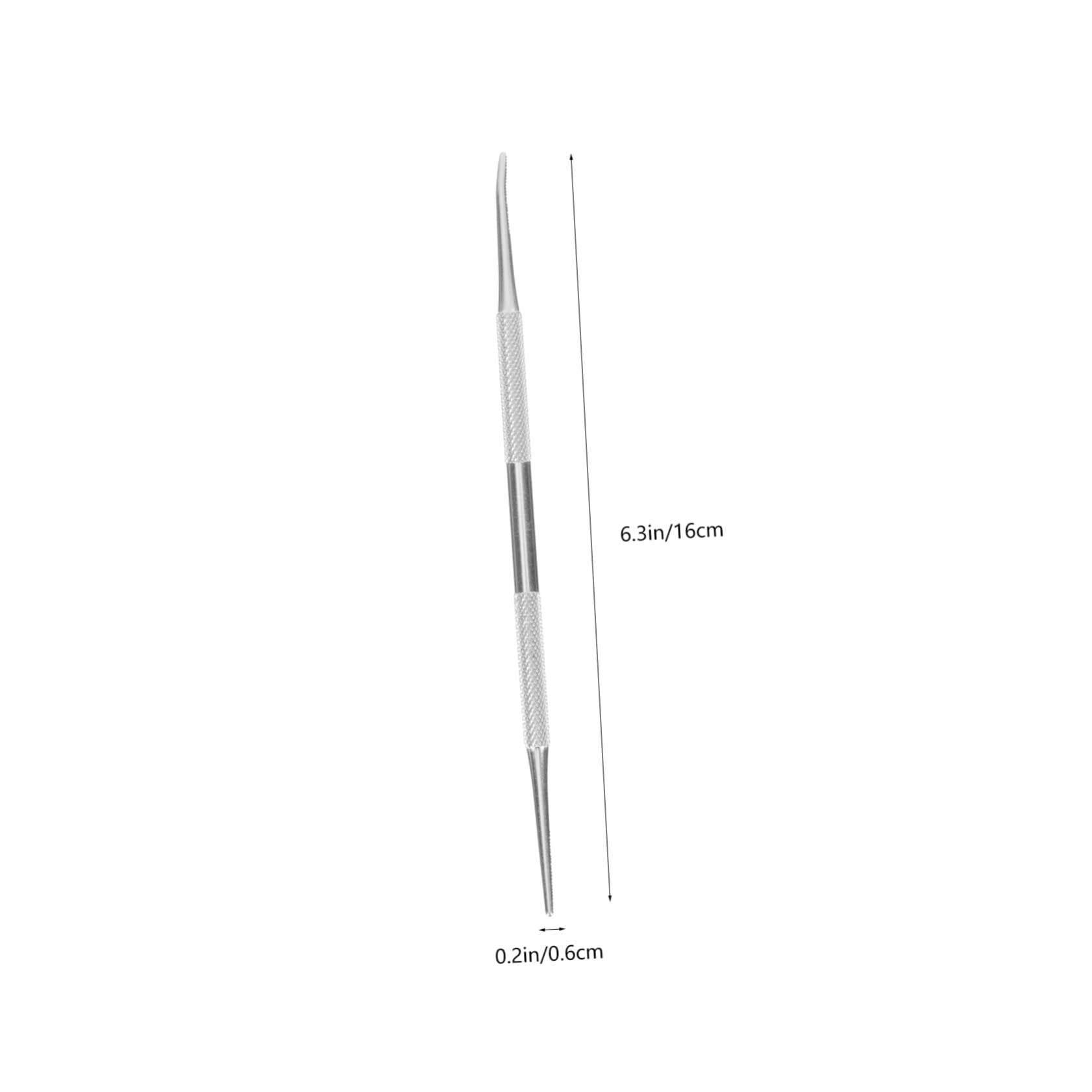 Beatifufu Essential Manicure Cleaning Tools Set 6pcs Stainless Steel Ingrown Nail Tool Nail Seam Cleaning for Salon Use