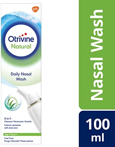 Otrivine Natural Daily Nasal Wash with Aloe Vera 100ml