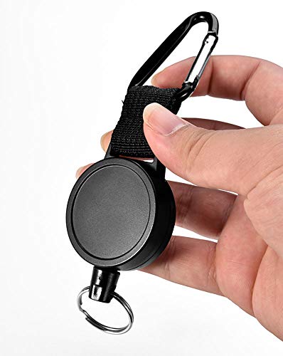 DXIA 3 Pezzi Portachiavi Retrattile Filo