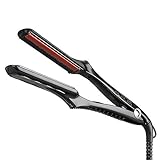 Plancha de Cabello Profesional Infrared 4 en 1 Placas de Titanio Turmalina Ceramica e Infrarrojo...