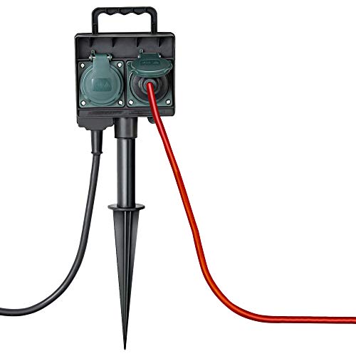 Electraline 531190 Erdspieß Garten, 3-fach