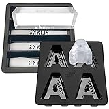 DRINKSPLINKS A Ice Tray and Slab Ice Sticks Mold - Silicone Ice Cube Mold Trays for Freezer - Large