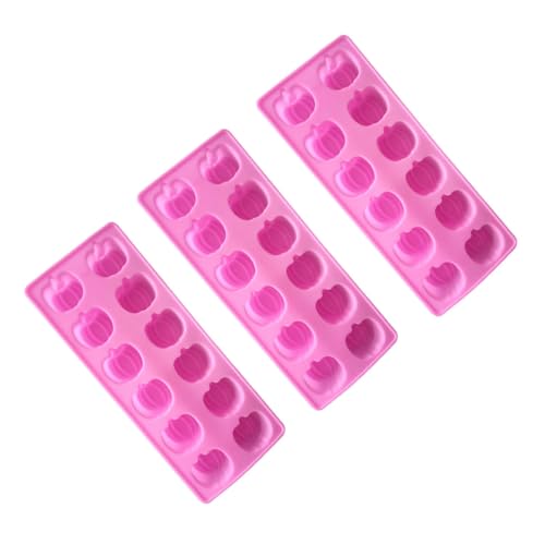 Moldes de silicona para cubitos de hielo de calabaza Halloween 3 piezas