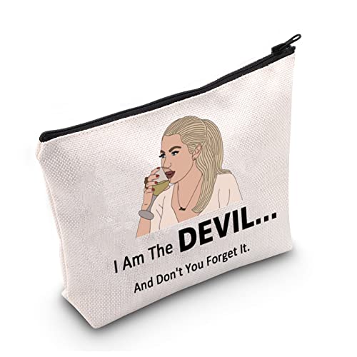 Trousse de maquillage Le Diable cadeau clin d'œil pour fan de série TV