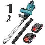 Tagliasiepi a Batteria 21V,Taglia Siepi da Giardino a Batteria con 2 Batterie 2000 mAh, La...