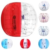 TOSPORT Inflatable Bubble Soccer Human Ball PVC Red Inflatable Bumping Body Ball for Adults Dia 5FT(1.5m)
