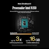 zimaboard 2 1664 2-Bay Mini-NAS Starterkit – Intel N150, 16 GB LPDDR5 für Private Cloud-NAS und Highspeed-Netzwerkspeicher – Ansicht 3