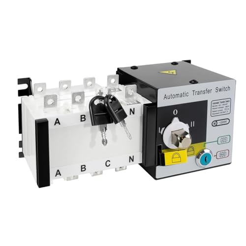ATS commutateur de transfert automatique triphasé 100A pour garder la maison alimentée en 380V