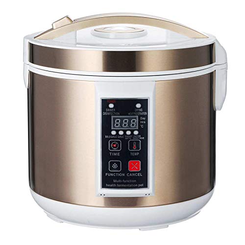 DFEDHF Fermentador de AJO Negro, 6L, máquina automática de fermentación de AJO Negro para el hogar, olla de Zymolysis artesanal, Fabricante de vino y Yogurt Natto