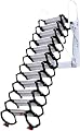 BTURYT Alloy Attic Access Ladder Concertina Loft Ladder Pull Down Attic Ladder Extended Attic Stairs Space Saving Folding Ladder Telescoping Ladder 660 Lbs