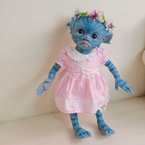 Muñeca Reborn Avatar de Vinilo Suave 17 Pulgadas Realista miniatura 4