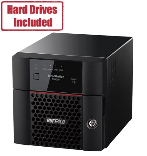 Image of BUFFALO TeraStation 3230DN 2-Bay 4TB (2x2TB) Desktop Small-Med Business NAS w /Hard Drives Included